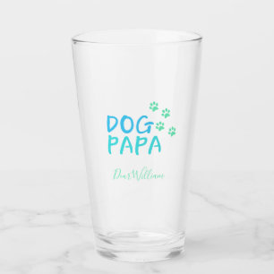 Modern Dog Papa Glass Glas