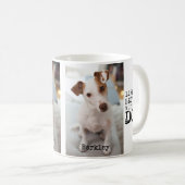 Modern Dog Pet Quote Photo Template Mug Koffiemok (Voorkant rechts)