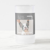 Modern Dog Photo | Dog Quote Matglas Bierpul (Center)