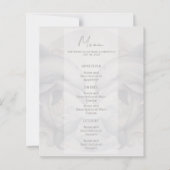 Modern dolfijn bruiloft menu (Voorkant)