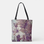 Modern Doll Music Viool Poppenpop Canvas tas (Achterkant)