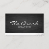 Modern Donker Metallic | Moderne achtergrond Visitekaartje (Voorkant)