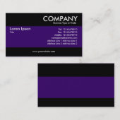 Modern - donker Paars Visitekaartje (Voorkant / Achterkant)