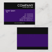 Modern - donker Paars Visitekaartje (Voorkant / Achterkant)