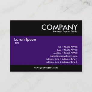 Modern - donker Paars Visitekaartje