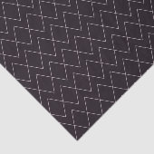 Modern Donker Paarse & Grijze Diamantpatroon Tissuepapier (Detail)