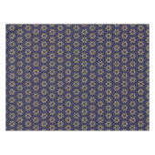 Modern donkerblauw | Chanoeka | STER OF DAVID Tafelkleed (Voorkant (Horizontaal))