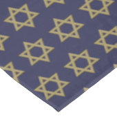 Modern donkerblauw | Chanoeka | STER OF DAVID Tafelkleed (Gekanteld)