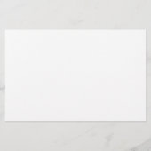 Modern donkerblauw verloop & minimale bewerkbare t briefpapier (Achterkant)