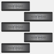 Modern donkergrijs verloop naam of bedrijfsnaam