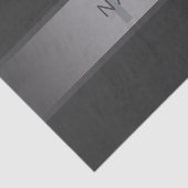 Modern donkergrijs verloop naam of bedrijfsnaam tissuepapier (Detail)