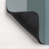 Modern donkergroen kleurenblok met schaduwen muismat (Hoek)