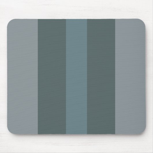 Modern donkergroen kleurenblok met schaduwen muismat (Voorkant)