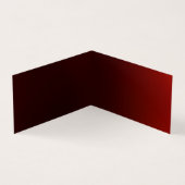 Modern donkerrood professioneel minimalist visitekaartje (Binnen)