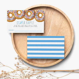 Modern Donut Baby shower Sprinkle Raffle Ticket Informatiekaartje