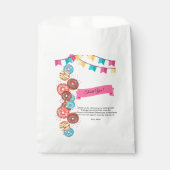 Modern Donut Baby Sprinkles Baby shower Bedankzakje (Voorkant)