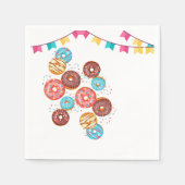 Modern Donut Baby Sprinkles Baby shower Servet (Voorkant)