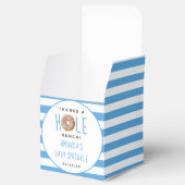 Modern Donut Boys Baby shower Sprinkle Bedankdoosjes (Geopend)