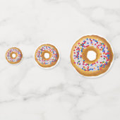 Modern Donut Boys Baby shower Sprinkle Confetti (Achterkanten)