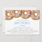 Modern Donut Boys Baby shower Sprinkle Kaart (Voorkant)