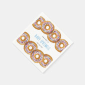 Modern Donut Boys Baby shower Sprinkle Servet (Hoek)