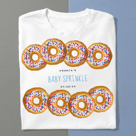 Modern Donut Boys Baby shower Sprinkle T-shirt