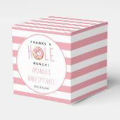 Modern Donut Girls Baby shower Sprinkle Bedankdoosjes (Voorkant Zijde)