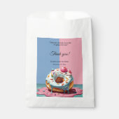 Modern Donut Sprinkles Genderneutraal Baby shower Bedankzakje (Voorkant)