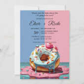 Modern Donut Sprinkles Genderneutraal Baby shower Kaart (Voorkant)