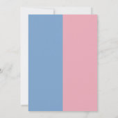 Modern Donut Sprinkles Genderneutraal Baby shower Kaart (Achterkant)