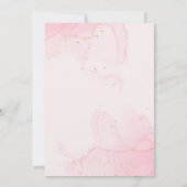 Modern doopsel meisje uitnodiging (Achterkant)