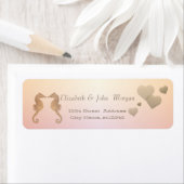 Modern, doorsnee-paarden in liefde, hart etiket (Insitu)