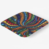 Modern Dot Art Collection Papieren Bordje (Gebogen)