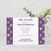 Modern Dot PAARS 5x7 Sjabloon Kaart (Staand voorkant)