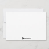 Modern Dot PAARS 5x7 Sjabloon Kaart (Achterkant)