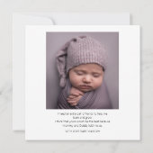 Modern Double Sided Photo Godfather-voorstel Kaart (Achterkant)