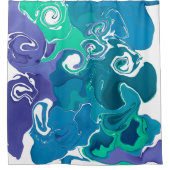 Modern douchegordijn (Voorkant)