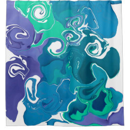 Modern douchegordijn