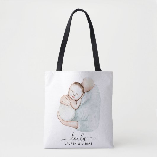 Modern Doula, verloskundige, geboorte, arbeidsloon Tote Bag (Voorkant)