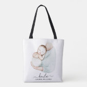 Modern Doula, verloskundige, geboorte, arbeidsloon Tote Bag (Achterkant)