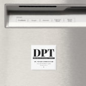 Modern DPT Doctor of Physical Therapy Afstuderen Magneet (Insitu (Vaatwasser))