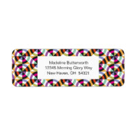 Modern draaiende cirkels Quiltpatroon