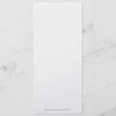 Modern Dragon-Phoenix Chinees Wedding Menu (Achterkant)