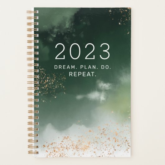 Modern Dream Plan Herhaalt Inspirerend 2022 Pla Planner (Voorkant)