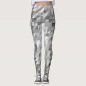 modern driehoekig afdrukken leggings (Voorkant)