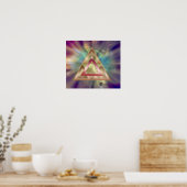 modern driehoeksPoster Poster (Keuken)