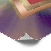 modern driehoeksPoster Poster (Hoek)