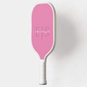 Modern drieletterig initiaal monogram pickleball paddle (Links)