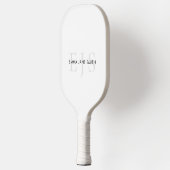 Modern drieletterig initiaal monogram pickleball paddle (Links)
