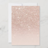 Modern Drips Roos Gold Crown 10e verjaardag Kaart (Achterkant)